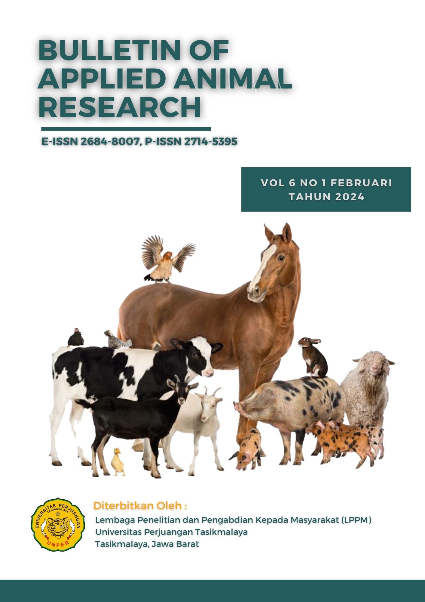 					Lihat Vol 6 No 1 (2024): Bulletin of Applied Animal Research
				